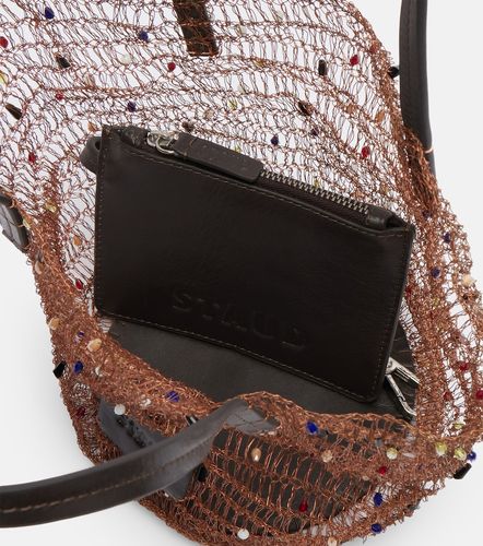 Jewel embellished top-handle bag - Staud - Modalova