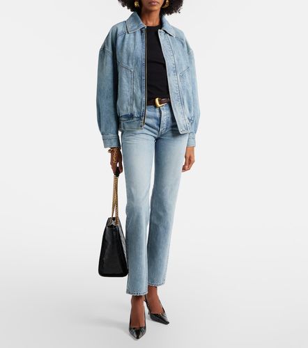 Tank top Cassandre in cotone a coste - Saint Laurent - Modalova