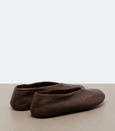 Bailarinas Stella de piel con borrego - The Row - Modalova