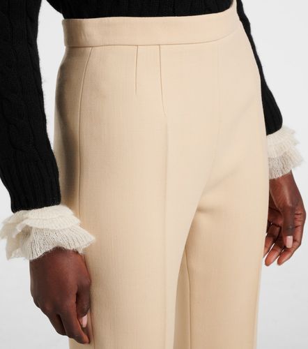 Virgin wool crepe flared pants - Valentino - Modalova
