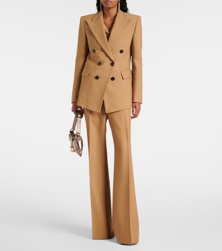 Wool grain de poudre flared pants - Chloe - Modalova