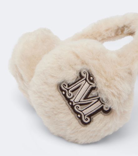 Alpaca, wool, and silk teddy earmuffs - Max Mara - Modalova