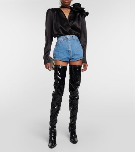 Latex over-the-knee boots - Magda Butrym - Modalova