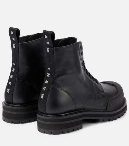 Marni Dada leather combat boots - Marni - Modalova