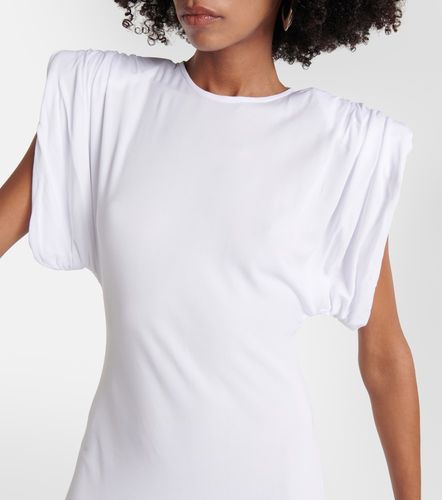 Ruched jersey midi dress - Wardrobe.NYC - Modalova