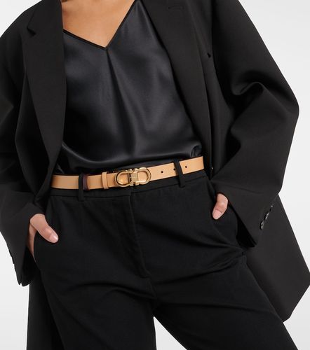 Cinturón Gancini de piel reversible - Ferragamo - Modalova