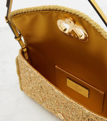 DeVain Small cloque jacquard shoulder bag - Valentino Garavani - Modalova
