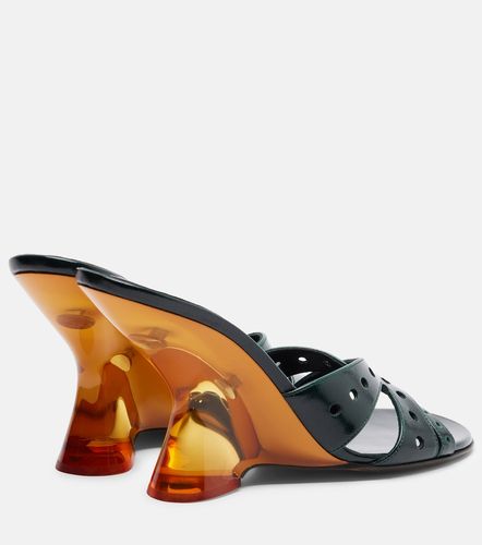 Patent leather wedge mules - Dries Van Noten - Modalova
