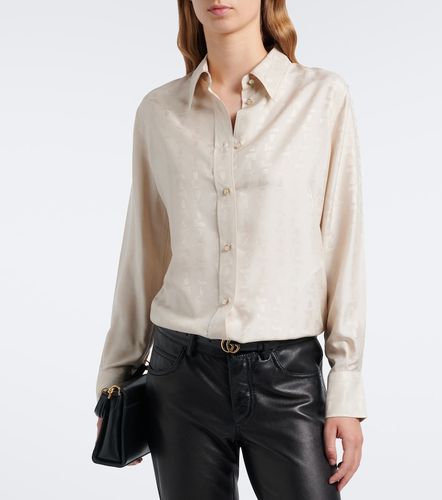 Gucci Camicia in seta jacquard - Gucci - Modalova
