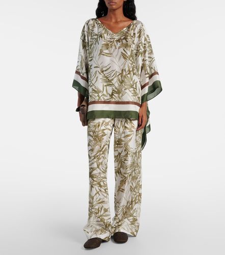 Silk wide-leg pants - Brunello Cucinelli - Modalova