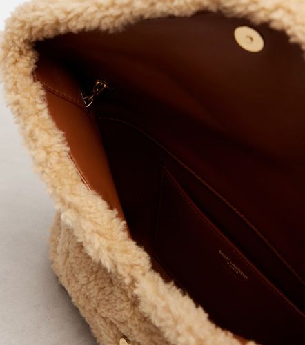 Cassandre Envelope shearling shoulder bag - Saint Laurent - Modalova