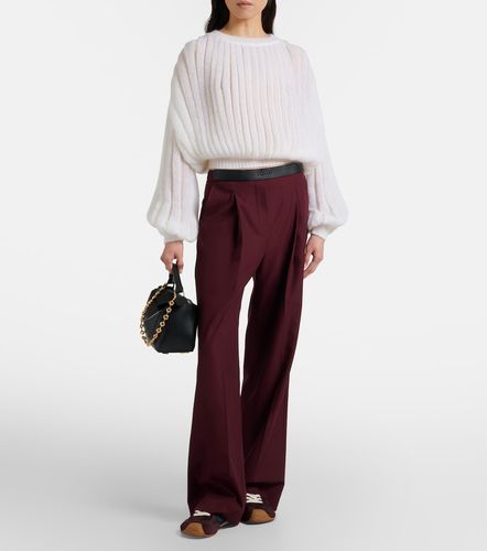 Pullover in misto mohair e cotone - Loewe - Modalova