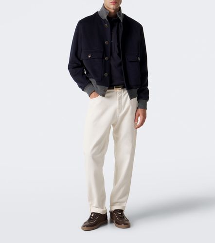 Cotton polo sweater - Brunello Cucinelli - Modalova