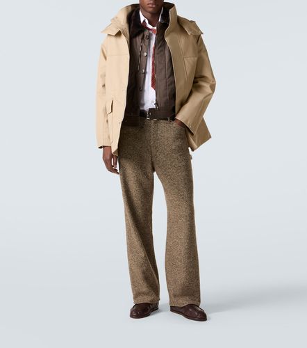 Chaqueta de gabardina de algodón con capucha - Auralee - Modalova