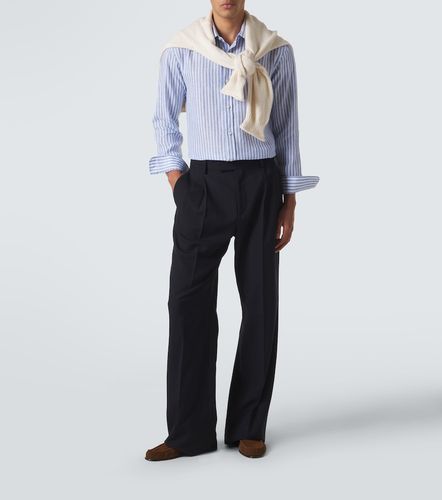 Charvet Camicia in lino a righe - Charvet - Modalova