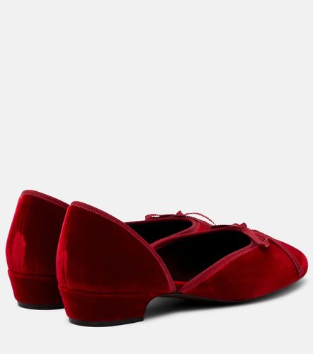 Velvet ballet flats - Herbert Levine - Modalova