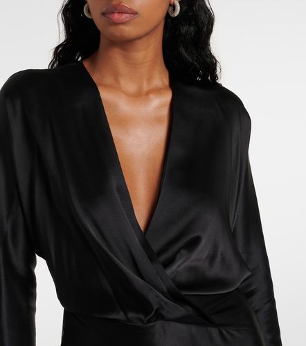 Abito corto in satin di seta - The Sei - Modalova