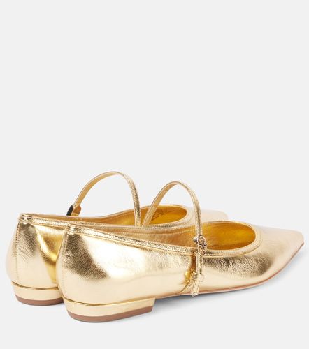 Metallic leather Mary Jane flats - Tory Burch - Modalova