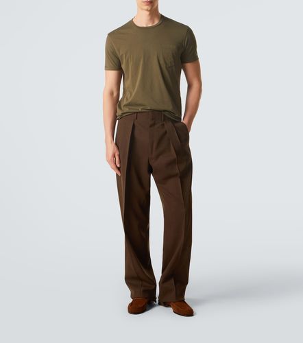 Tom Ford T-shirt in cotone e seta - Tom Ford - Modalova