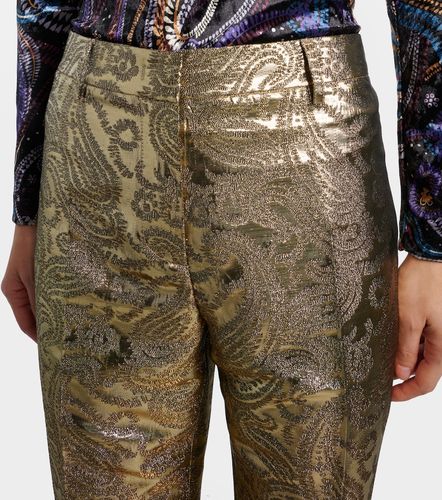 Etro Pantaloni flared in broccado - Etro - Modalova