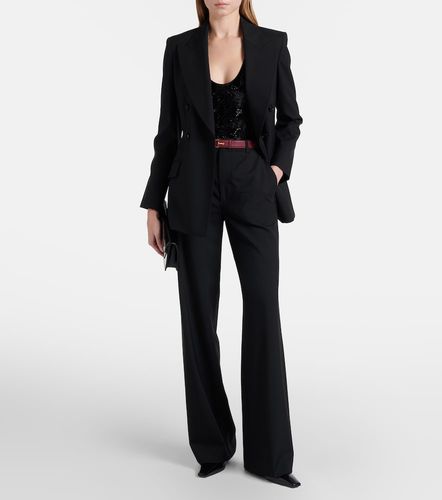 GG embellished chenille bodysuit - Gucci - Modalova