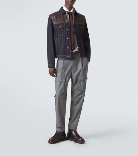 Virgin wool cargo pants - Brunello Cucinelli - Modalova