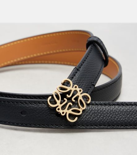 Cinturón de piel con anagrama - Loewe - Modalova