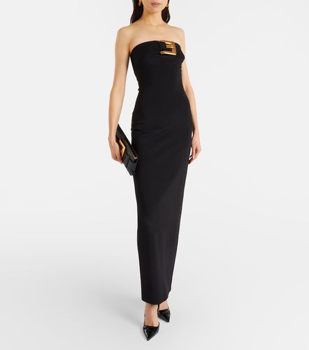 Balmain Belted jersey gown - Balmain - Modalova
