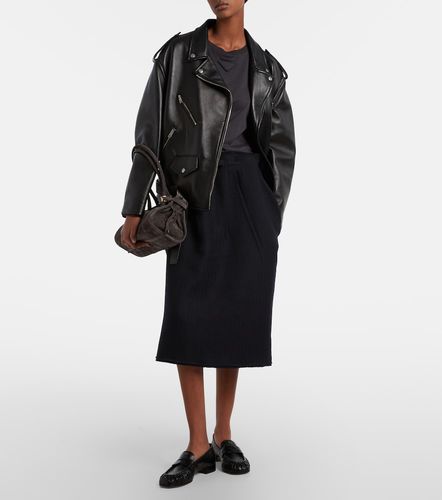 Prada Leather biker jacket - Prada - Modalova