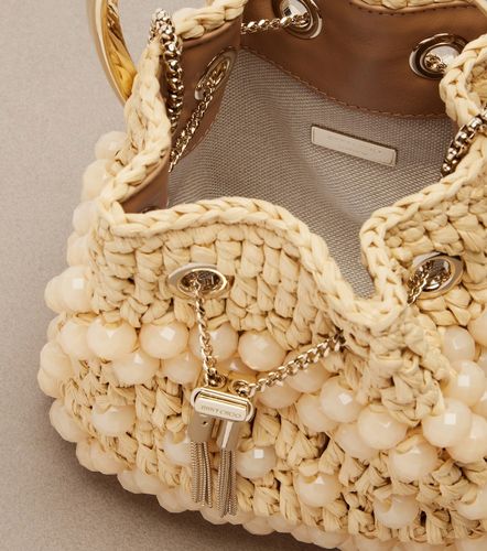 Secchiello Bon Bon Small in rafia - Jimmy Choo - Modalova