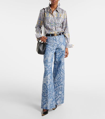 Etro Printed cotton-blend shirt - Etro - Modalova