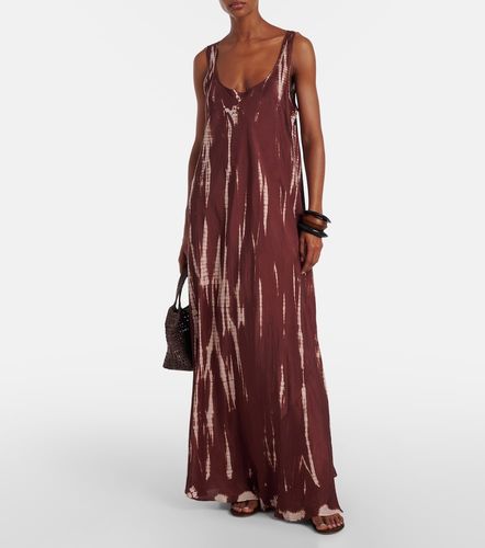 Vestido largo de seda tie-dye - Anna Kosturova - Modalova