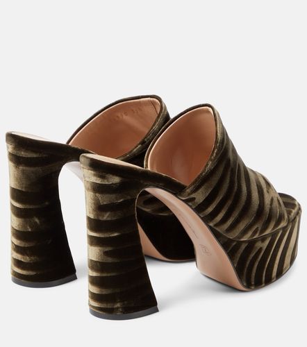 Mules Holly con estampado de cebra - Gianvito Rossi - Modalova