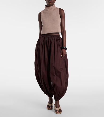 Alaïa Top cropped in misto cotone - Alaia - Modalova