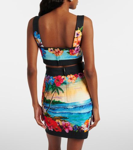 Dolce&Gabbana Crop top estampado - Dolce&Gabbana - Modalova