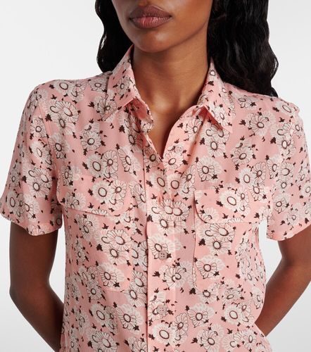 Prada Floral silk-blend shirt - Prada - Modalova