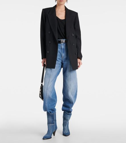 Rouxa denim ankle boots - Isabel Marant - Modalova