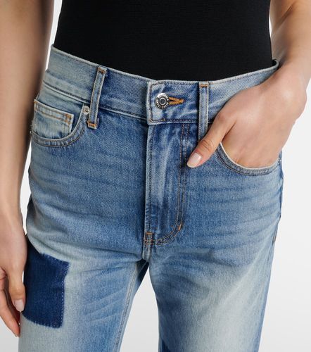 Jeans rectos con patchwork - Veronica Beard - Modalova