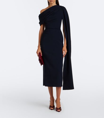 Vestido midi Maite de crepé con capa - Roksanda - Modalova