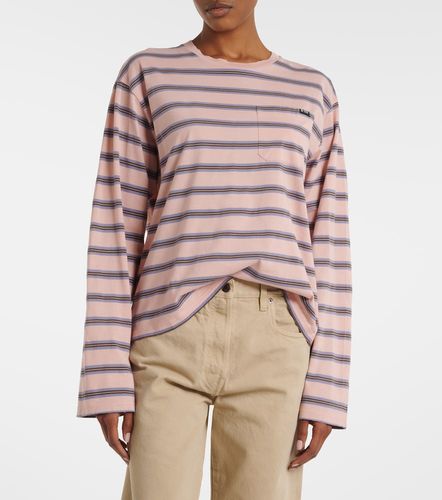 Camiseta de jersey de algodón a rayas - Prada - Modalova