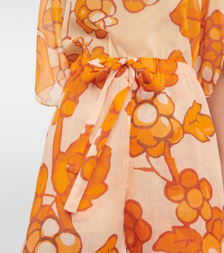 Etro Printed ramie pants - Etro - Modalova