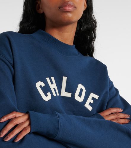 Chloe Logo cotton fleece sweatshirt - Chloe - Modalova