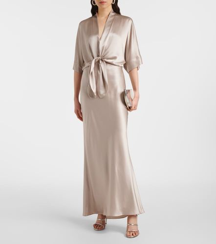 The Sei Gathered silk satin blouse - The Sei - Modalova