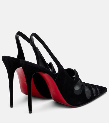 Pumps slingback Circus Max in suede e mesh - Christian Louboutin - Modalova
