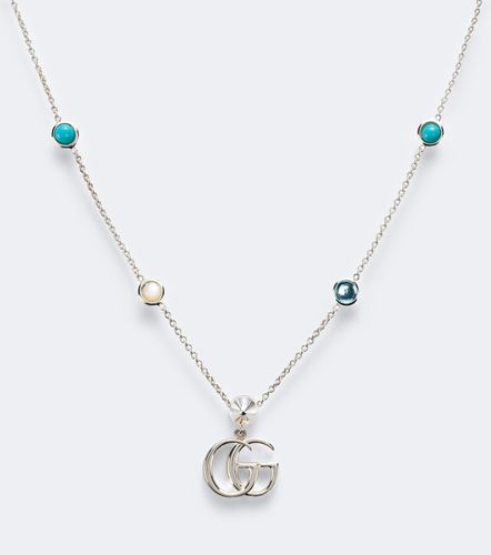 Gucci Collana Doppia G in argento - Gucci - Modalova