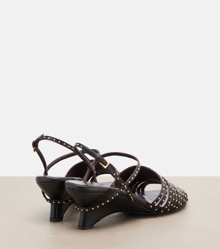 Drew studded leather wedge sandals - Khaite - Modalova