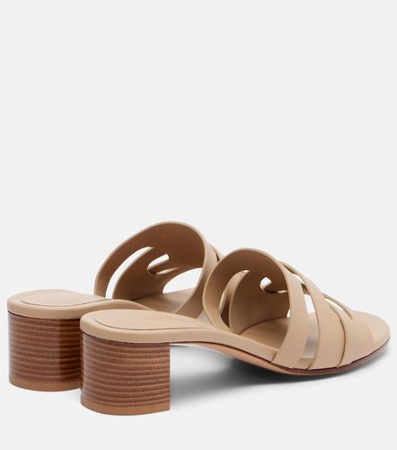 Gianvito Rossi Nora leather mules - Gianvito Rossi - Modalova