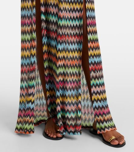 Zigzag open-back lame jumpsuit - Missoni - Modalova