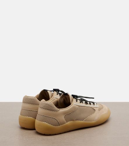Speedrock leather-trimmed sneakers - Prada - Modalova