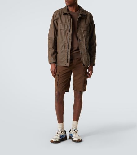 Shorts cargo de lona de algodón - Stone Island - Modalova